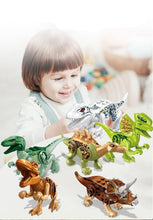 Laden Sie das Bild in den Galerie-Viewer, 8 Stk. Dinosaurier Baustein Figuren Set kaufen - Dinosaurier.store