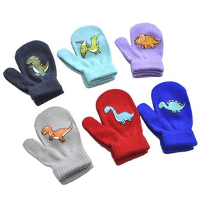 Cartoon Dinosaurier Kinder (1-5 Jahre) Handschuhe kaufen - Dinosaurier.store