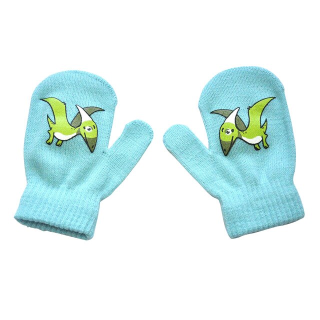 handschuhe dino Cartoon Dinosaurier Kinder (1-5 Jahre) Handschuhe – Dinosaurier.store
