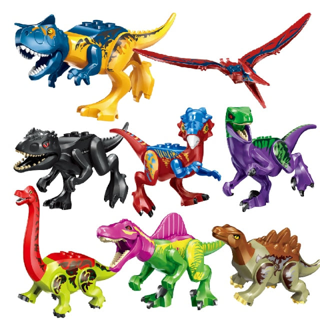 Bunte Dinosaurier im Spielzeug Set (8 Figuren) kaufen - Dinosaurier.store