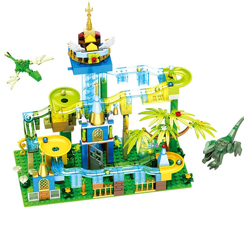 Tolle Dinosaurier Murmelbahn zum bauen kaufen - Dinosaurier.store