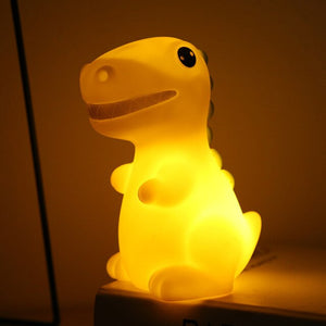 Nachtlicht im Dino Saurier Look. Verschiedene Farben kaufen - Dinosaurier.store
