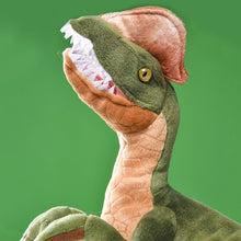 Laden Sie das Bild in den Galerie-Viewer, Jurassic Park Dilophosaurus Plüsch Dinosaurier kaufen - Dinosaurier.store