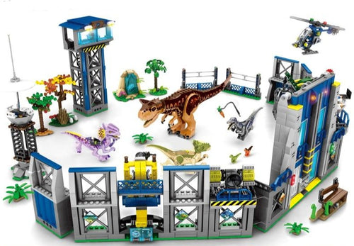 Jurassic Dinosaurier World 2 Velociraptor Mini Park mit Figuren (1460 Teile) kaufen - Dinosaurier.store