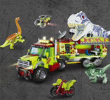 Laden Sie das Bild in den Galerie-Viewer, T-Rex Dinosaurier mit LKW Baustein Set (538 Teile) kaufen - Dinosaurier.store