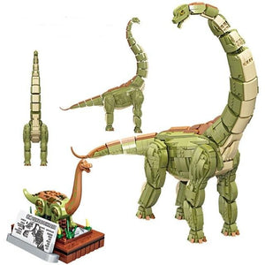 XXL Brachiosaurus Baustein Figur Mega Dinosaurier (60cmx46cm) kaufen - Dinosaurier.store