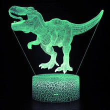 Laden Sie das Bild in den Galerie-Viewer, Tyrannosaurus Rex Nachtlicht, Lampe mit Farbwechsel kaufen - Dinosaurier.store