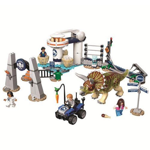 Jurassic World Triceratops Rampage Baustein Spielzeug Set mit 471 Teilen kaufen - Dinosaurier.store