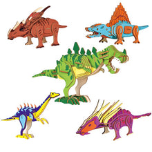 Laden Sie das Bild in den Galerie-Viewer, Dinosaurier Holz Puzzle - verschiedene Dino Motive zur Wahl kaufen - Dinosaurier.store