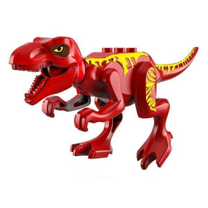 Roter T-Rex Baustein Figur (ca. 11 x 8 x 5cm) kaufen - Dinosaurier.store
