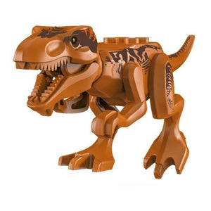 Brauner T-Rex Baustein Spielzeug Figur (ca. 11x8x6cm) kaufen - Dinosaurier.store