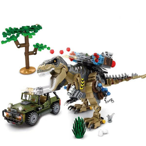Jurassic Tyrannosaurus Raptor Dinosaurier Bausteine Spielzeug 645 Teile kaufen - Dinosaurier.store