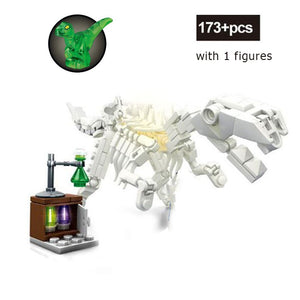 Großes Set Klemmbausteine mit Forscher-Labor und Dino-Skeletten kaufen - Dinosaurier.store