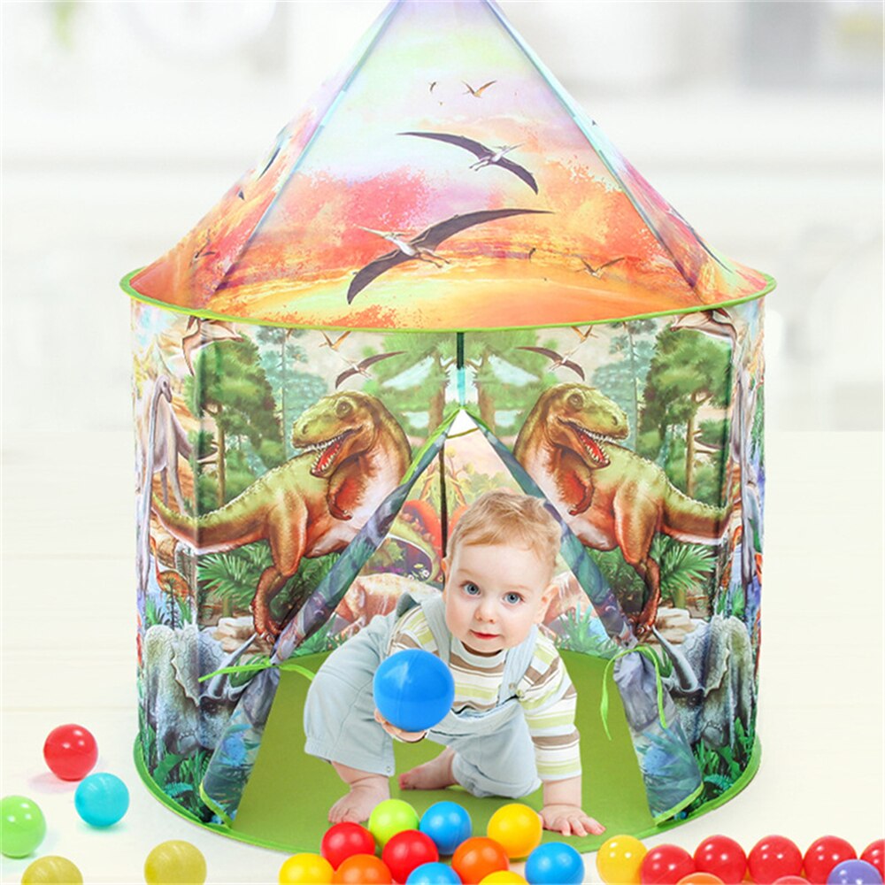 Kinderzimmer Zelt mit Dinosaurier Motiv – Dinosaurier.store
