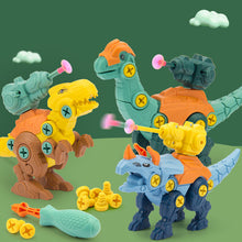 Laden Sie das Bild in den Galerie-Viewer, Multifunktionelles Dino Spielzug zum Zusammenbauen kaufen - Dinosaurier.store
