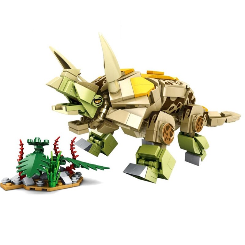 Stegosaurus, Triceratops oder Ankylosaurus Baustein Dino Spielzeug kaufen - Dinosaurier.store