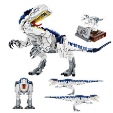 Laden Sie das Bild in den Galerie-Viewer, XXL Bausatz T-Rex Klon Indominus Rex Jurassic Park, 2205 Teile kaufen - Dinosaurier.store