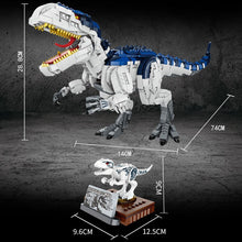 Laden Sie das Bild in den Galerie-Viewer, XXL Bausatz T-Rex Klon Indominus Rex Jurassic Park, 2205 Teile kaufen - Dinosaurier.store