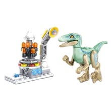 Laden Sie das Bild in den Galerie-Viewer, 4 in 1 Dino Labor Baustein Set mit Figuren (305 Teile) kaufen - Dinosaurier.store