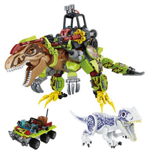 Laden Sie das Bild in den Galerie-Viewer, Bausatz bewaffneter Robo-T-Rex mit Zubehör, 640 Teile kaufen - Dinosaurier.store