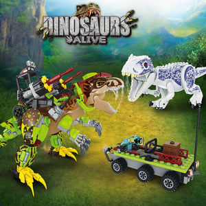 T-Rex Klemmbaustein Set mit Zubehör (640 Teile) kaufen - Dinosaurier.store