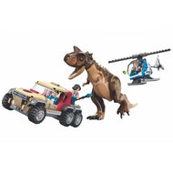 Jurassic World Carnotaurus mit Jeep und Hubschrauber Spielzeug Set (258 Teile) kaufen - Dinosaurier.store