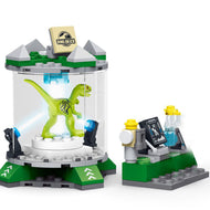 Jurassic World Labor Baustein Set mit Dino kaufen - Dinosaurier.store
