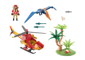 Helikopter mit Flugsaurier Pterodactyl Spielzeug kaufen - Dinosaurier.store