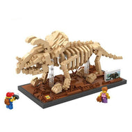 Triceratops Skelett Museum Baustein Spielzeug kaufen - Dinosaurier.store
