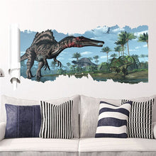 Laden Sie das Bild in den Galerie-Viewer, 3D Dinosaurier Wand Aufkleber Wand Sticker Dino Wand Tattoos kaufen - Dinosaurier.store